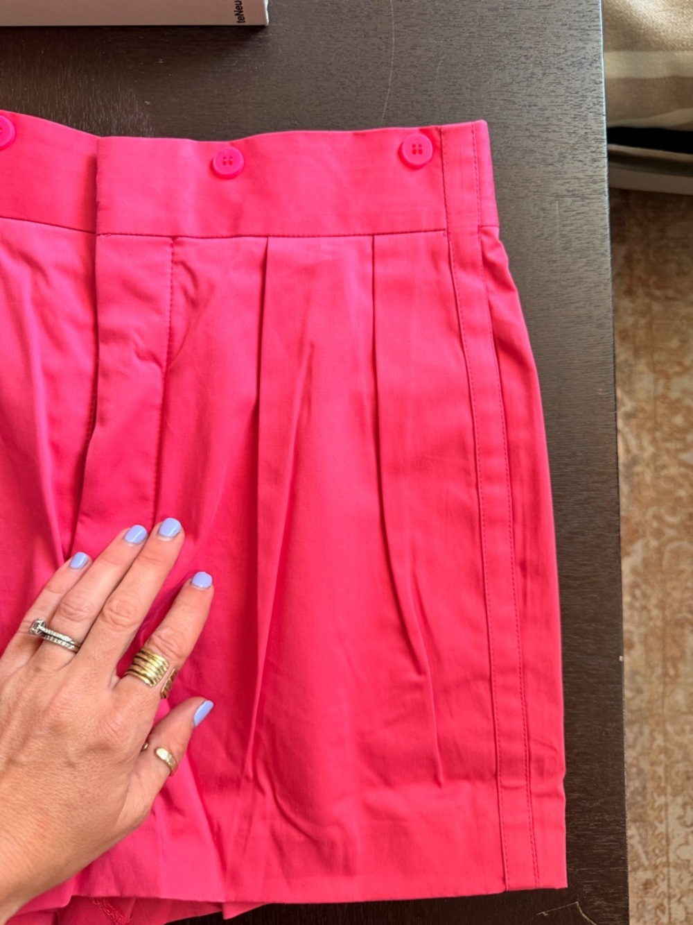 Alexander McQueen Hot Pink Lined Skirt - Picture 6 of 10